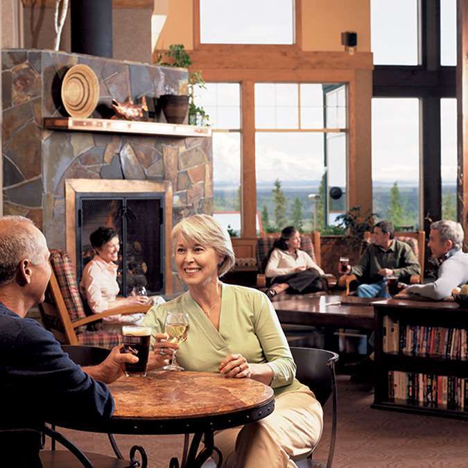 Copper Center Copper River Princess Wilderness Lodge מסעדה תמונה